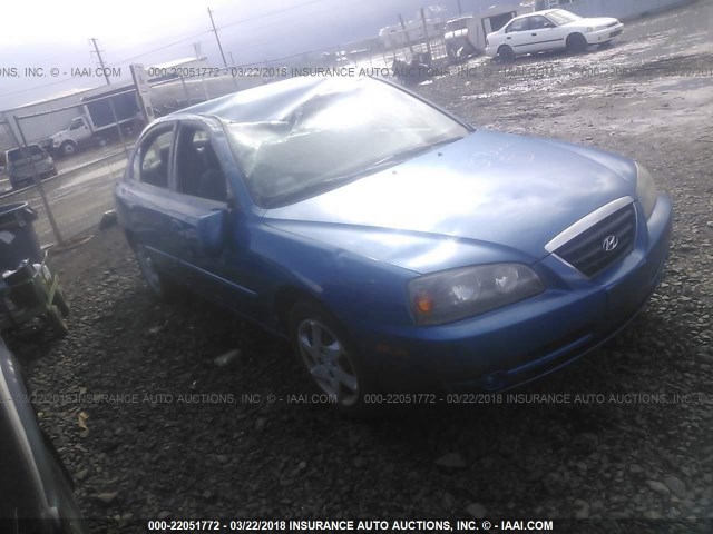 KMHDN46D75U160540 - 2005 HYUNDAI ELANTRA GLS/GT BLUE photo 1