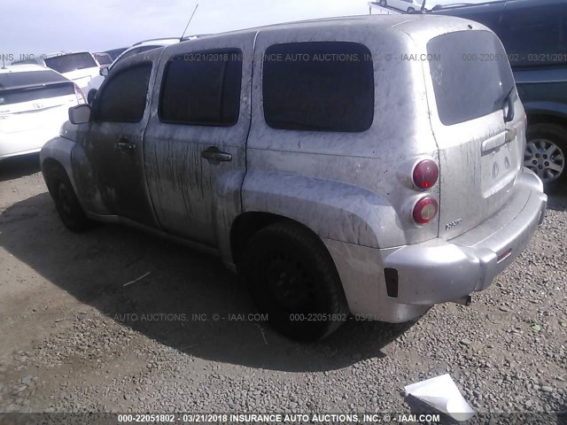 3GNCA33D08S665874 - 2008 CHEVROLET HHR LS SILVER photo 3