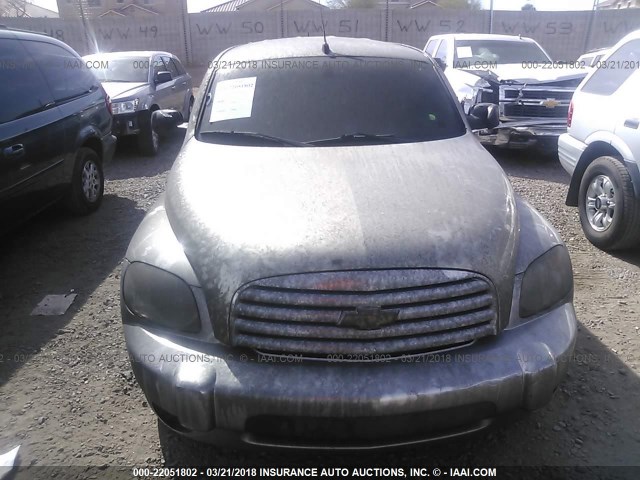 3GNCA33D08S665874 - 2008 CHEVROLET HHR LS SILVER photo 6