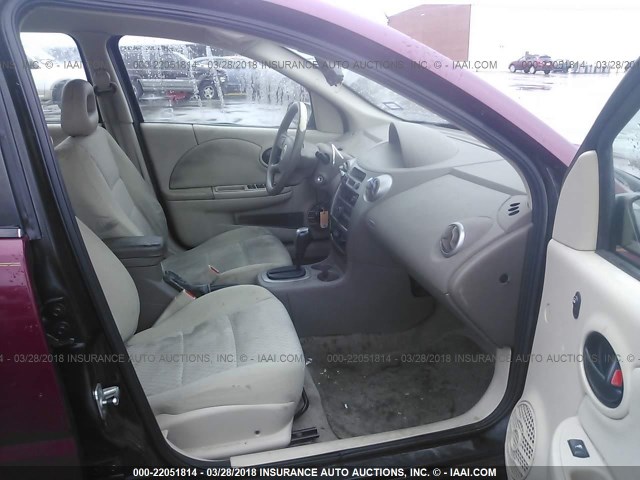 1G8AJ55F87Z105798 - 2007 SATURN ION LEVEL 2 MAROON photo 5