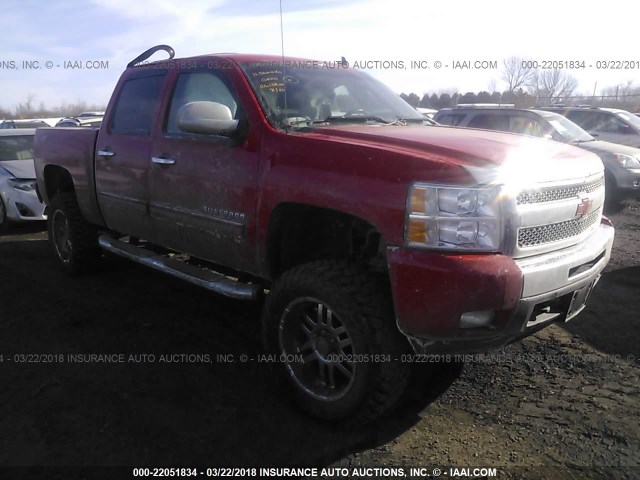 3GCPKSE3XBG187110 - 2011 CHEVROLET SILVERADO K1500 LT RED photo 1