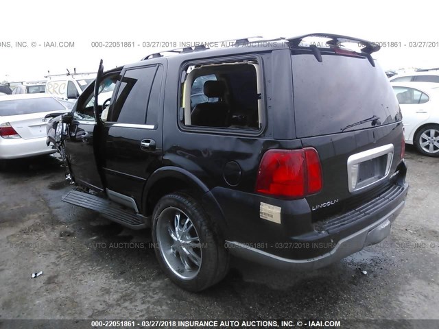 5LMFU27R33LJ28274 - 2003 LINCOLN NAVIGATOR BLACK photo 3