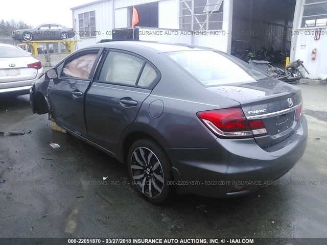 2HGFB2F93EH524060 - 2014 HONDA CIVIC EXL Boz foto 3