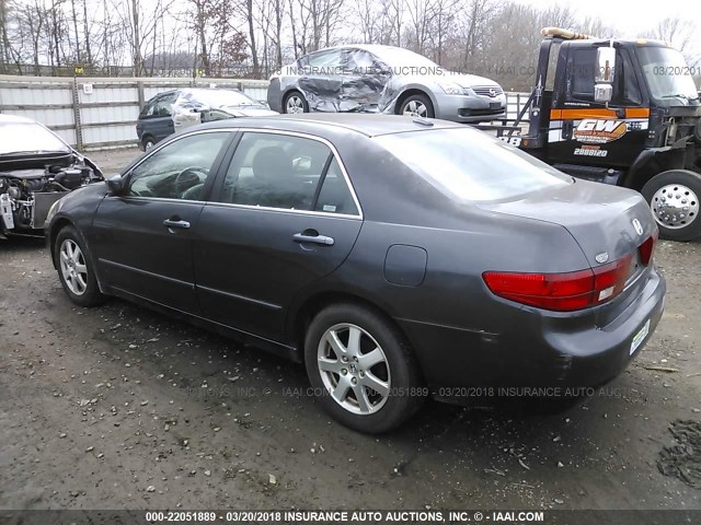 1HGCM665X5A014790 - 2005 HONDA ACCORD EX GRAY photo 3