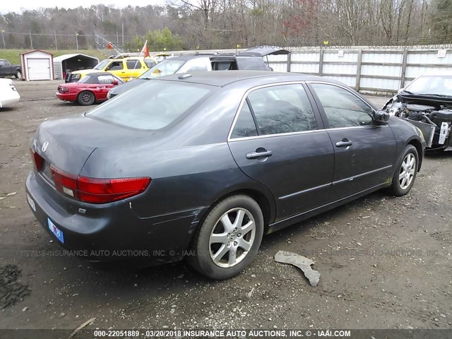 1HGCM665X5A014790 - 2005 HONDA ACCORD EX GRAY photo 4