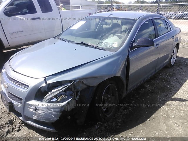 1G1ZG57B09F193468 - 2009 CHEVROLET MALIBU LS 灰色 照片 2
