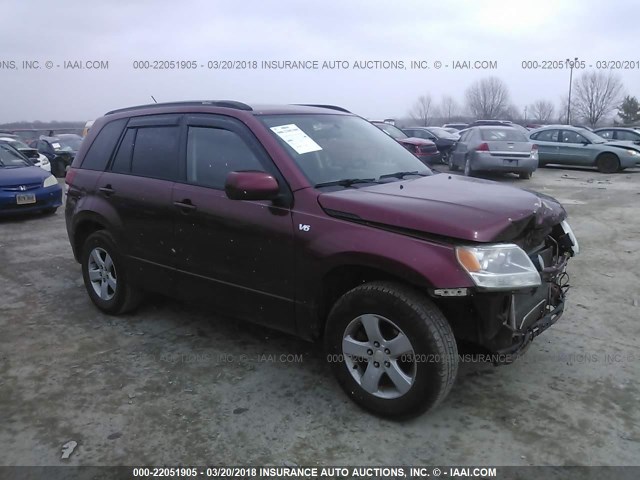 JS3TD944864103382 - 2006 SUZUKI GRAND VITARA XSPORT MAROON photo 1