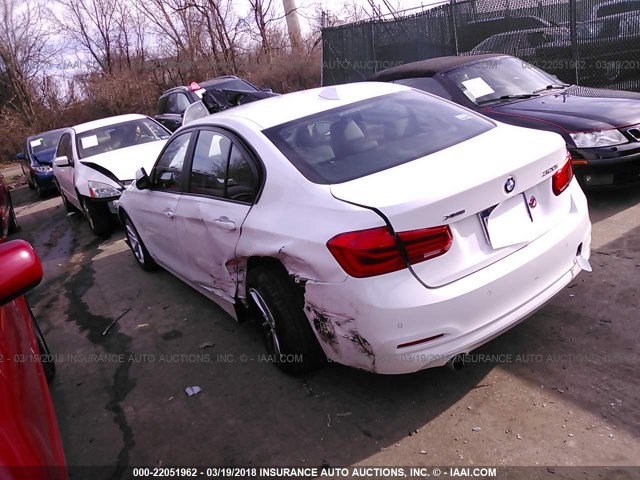 WBA8E5G50HNU22607 - 2017 BMW 320 XI WHITE photo 3