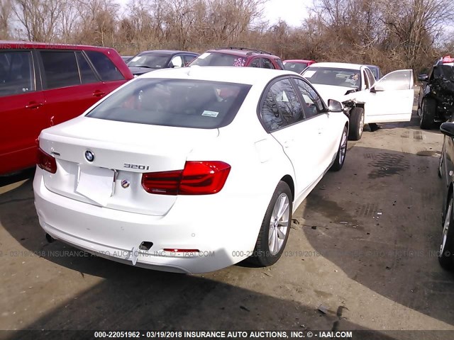 WBA8E5G50HNU22607 - 2017 BMW 320 XI WHITE photo 4