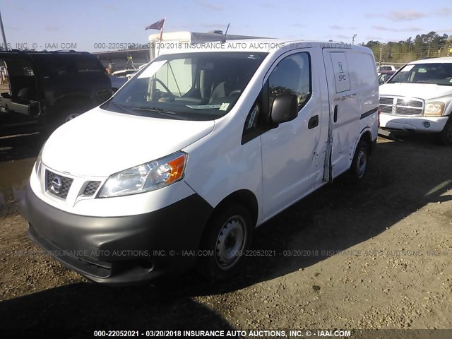 3N6CM0KN0DK696798 - 2013 NISSAN NV200 2.5S/2.5SV WHITE photo 2