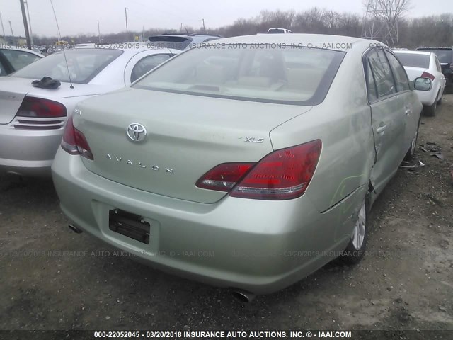 4T1BK36B38U322404 - 2008 TOYOTA AVALON XL/XLS/TOURING/LIMITED GREEN photo 4