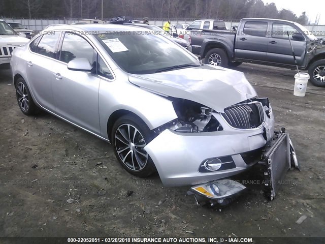 1G4PW5SK3G4173678 - 2016 BUICK VERANO SPORT TOURING SILVER photo 1