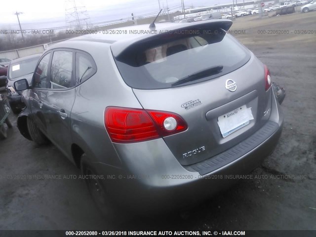 JN8AS58V68W143611 - 2008 NISSAN ROGUE S/SL SILVER photo 3