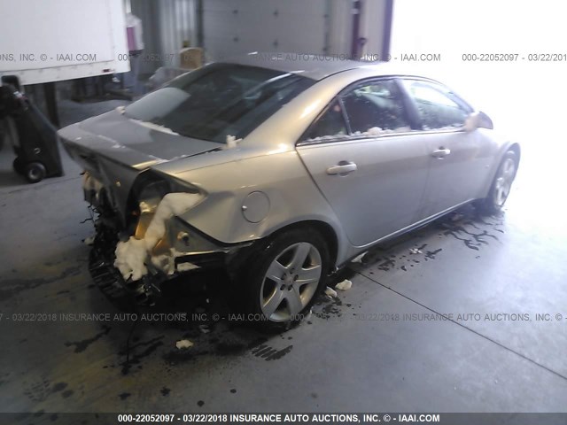 1G2ZG57BX84243928 - 2008 PONTIAC G6 SE SILVER photo 4