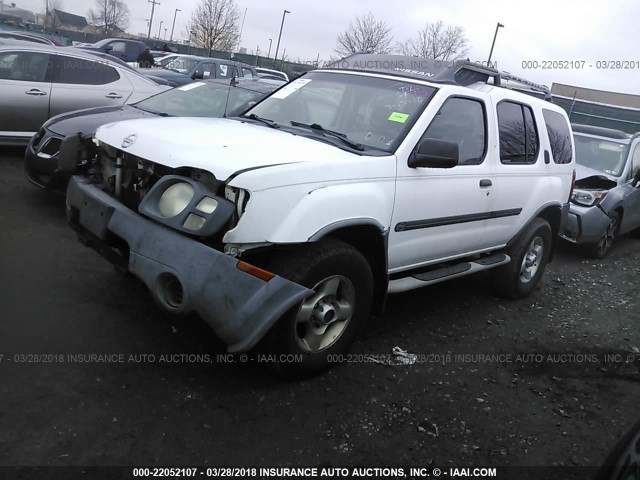 5N1ED28Y43C672724 - 2003 NISSAN XTERRA XE/SE WHITE photo 2