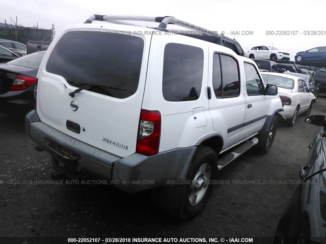 5N1ED28Y43C672724 - 2003 NISSAN XTERRA XE/SE WHITE photo 4