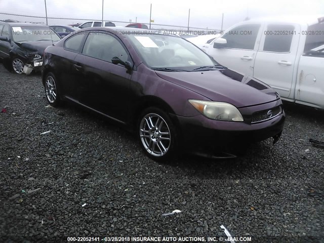 JTKDE177750040037 - 2005 TOYOTA SCION TC PURPLE photo 1