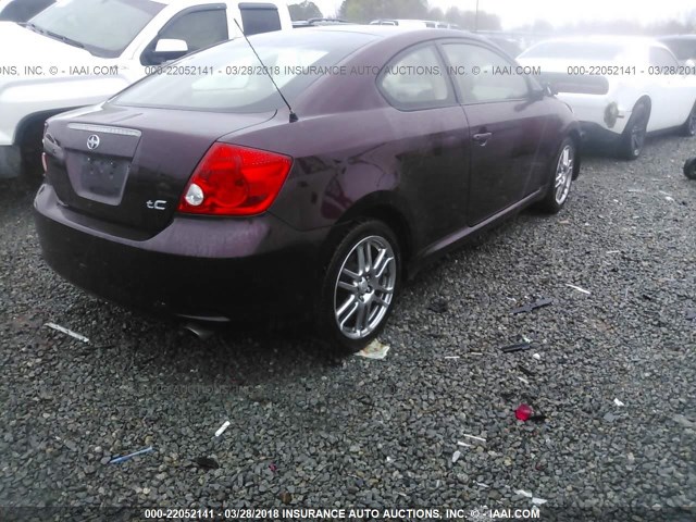 JTKDE177750040037 - 2005 TOYOTA SCION TC 紫色 照片 4