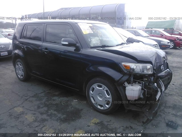 JTLKE50E081001498 - 2008 TOYOTA SCION XB შავი ფოტო 1