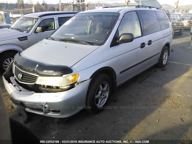 2HKRL18581H552077 - 2001 HONDA ODYSSEY LX SILVER photo 2