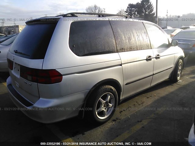 2HKRL18581H552077 - 2001 HONDA ODYSSEY LX SILVER photo 4