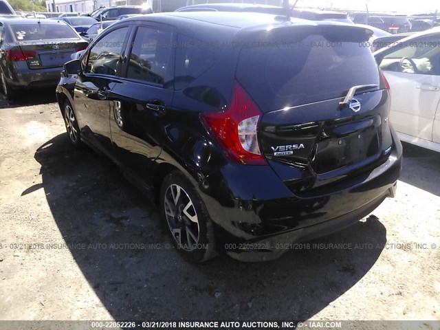 3N1CE2CP1FL432002 - 2015 NISSAN VERSA NOTE S/S PLUS/SV/SL/SR BLACK photo 3