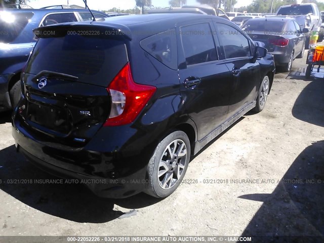 3N1CE2CP1FL432002 - 2015 NISSAN VERSA NOTE S/S PLUS/SV/SL/SR BLACK photo 4