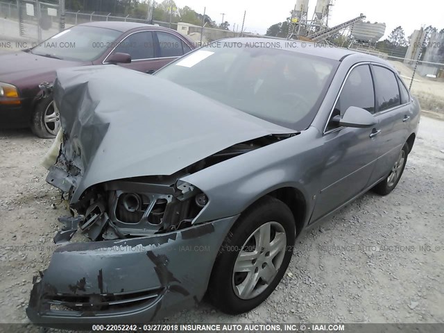 2G1WB58N289184904 - 2008 CHEVROLET IMPALA LS GRAY photo 2