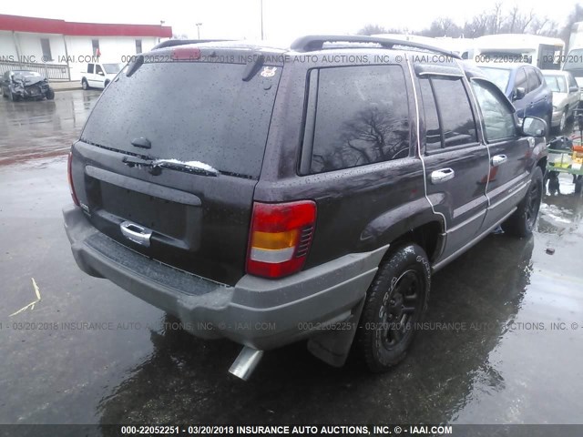 1J4GW48S34C169017 - 2004 JEEP GRAND CHEROKEE LAREDO/COLUMBIA/FREEDOM 栗色 照片 4