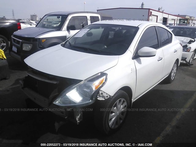 3N1CN7AP4FL826268 - 2015 NISSAN VERSA S/S PLUS/SV/SL WHITE photo 2