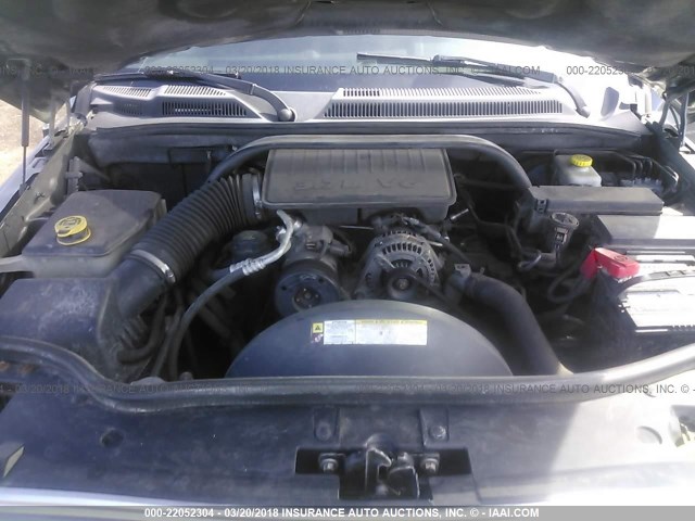 1J8HG48K57C594047 - 2007 JEEP COMMANDER GRAY photo 10