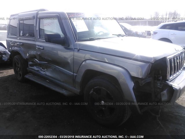 1J8HG48K57C594047 - 2007 JEEP COMMANDER GRAY photo 6