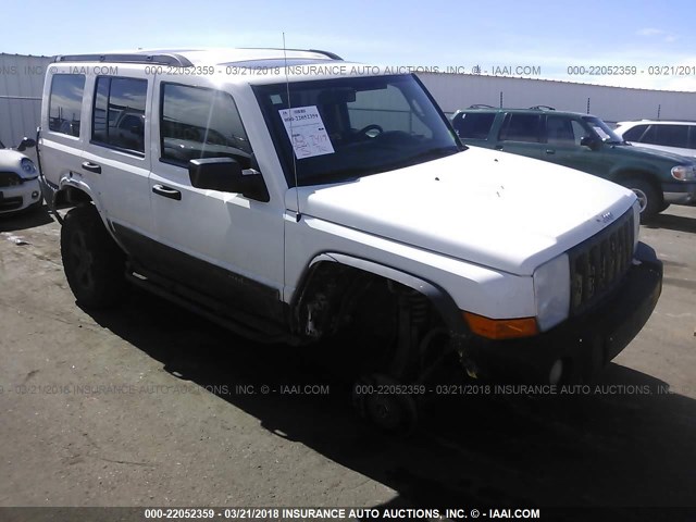 1J8HG48N56C316497 - 2006 JEEP COMMANDER WHITE photo 1