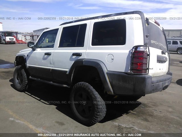1J8HG48N56C316497 - 2006 JEEP COMMANDER WHITE photo 3