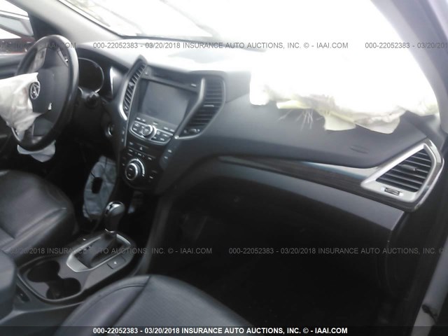 5XYZW3LA7DG029586 - 2013 HYUNDAI SANTA FE SPORT  SILVER photo 5