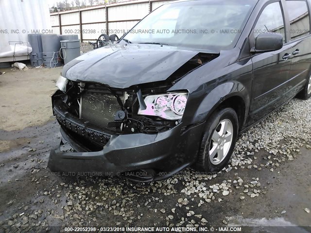 2C4RDGBG5CR370322 - 2012 DODGE GRAND CARAVAN SE GRAY photo 6