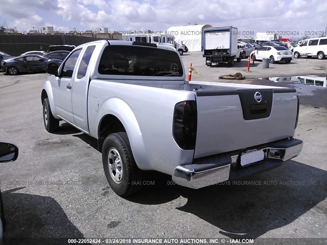 1N6BD0CT9CC400531 - 2012 NISSAN FRONTIER S/SV SILVER photo 3