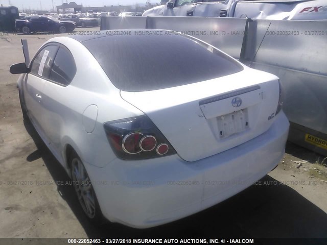 JTKDE167180234858 - 2008 TOYOTA SCION TC 白色 照片 3