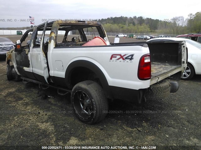 1FT8W3BTXCEB48304 - 2012 FORD F350 SUPER DUTY WHITE photo 3