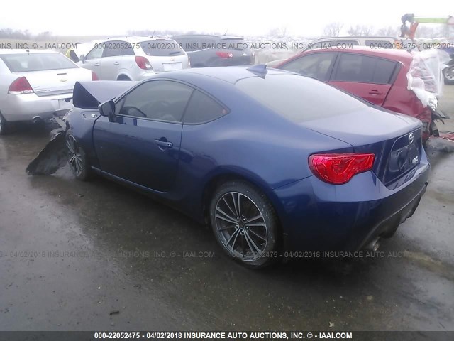 JF1ZNAA19D1721395 - 2013 TOYOTA SCION FR-S მუქი ლურჯი ფოტო 3
