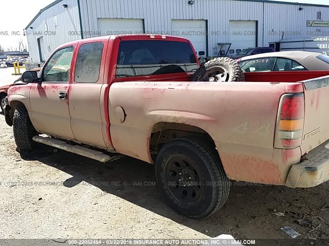 1GTEK19T05E177113 - 2005 GMC NEW SIERRA K1500 RED photo 3