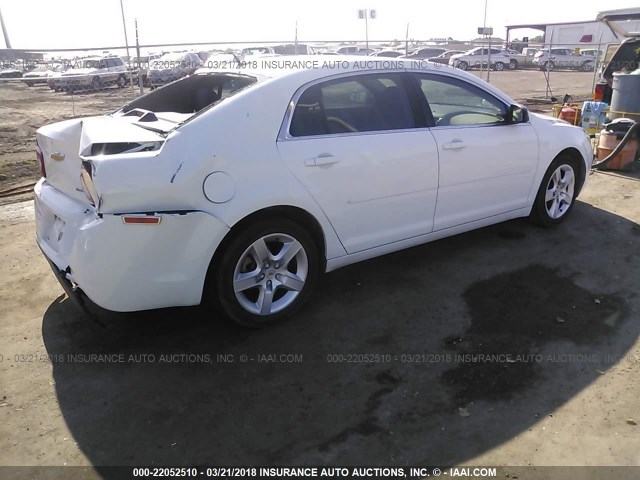 1G1ZB5E12BF379222 - 2011 CHEVROLET MALIBU LS 白色 照片 4
