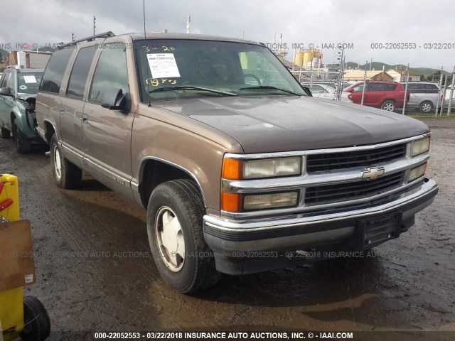 3GNFK16R4VG103612 - 1997 CHEVROLET SUBURBAN K1500 BROWN photo 1