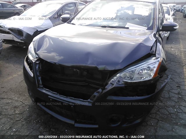 3N1AB7AP0FY235017 - 2015 NISSAN SENTRA S/SV/SR/SL GRAY photo 6