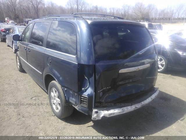 2A8HR54109R614339 - 2009 CHRYSLER TOWN & COUNTRY TOURING BLUE photo 3