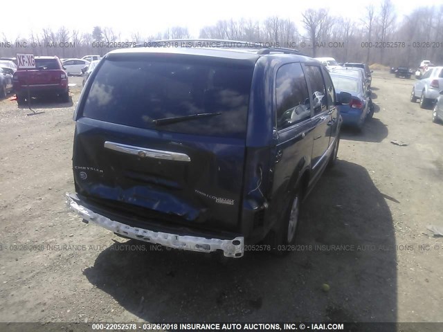 2A8HR54109R614339 - 2009 CHRYSLER TOWN & COUNTRY TOURING BLUE photo 4