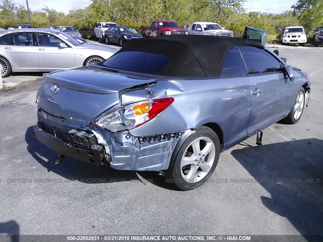 4T1FA38P85U054331 - 2005 TOYOTA CAMRY SOLARA SE/SLE Mavi foto 4
