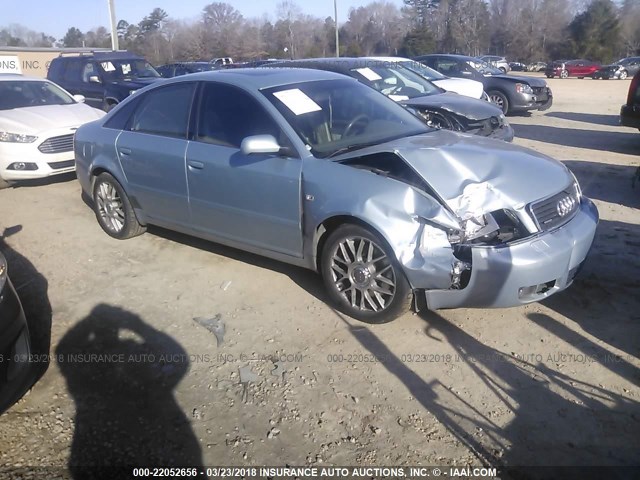 WAULD64B93N013561 - 2003 AUDI A6 2.7T QUATTRO Light Blue photo 1