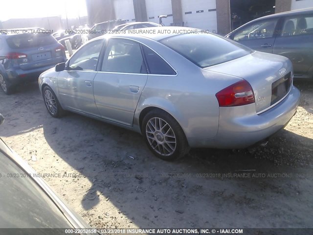 WAULD64B93N013561 - 2003 AUDI A6 2.7T QUATTRO Light Blue photo 3