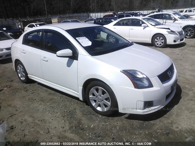 3N1AB6AP2AL724101 - 2010 NISSAN SENTRA 2.0/2.0S/SR/2.0SL WHITE photo 1